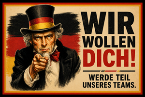 Wir wollen DICH!